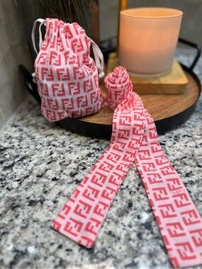 Fendi Head Scarf, Fendi Twilly, Fendi Hair Accessory